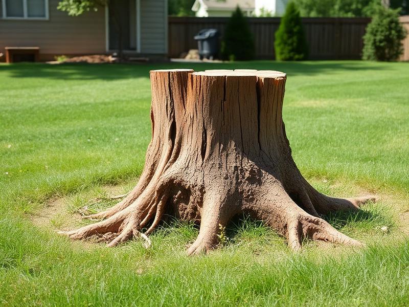Before Stump Grinding